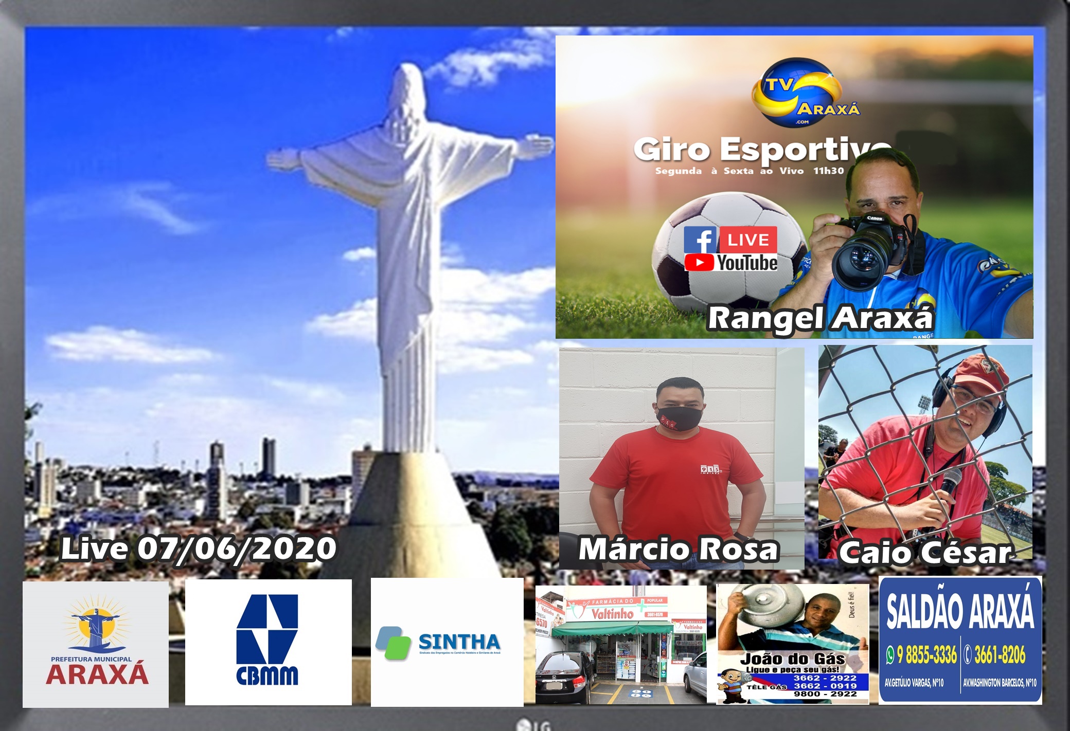 Giro Esportivo ao Vivo 07/06/2020