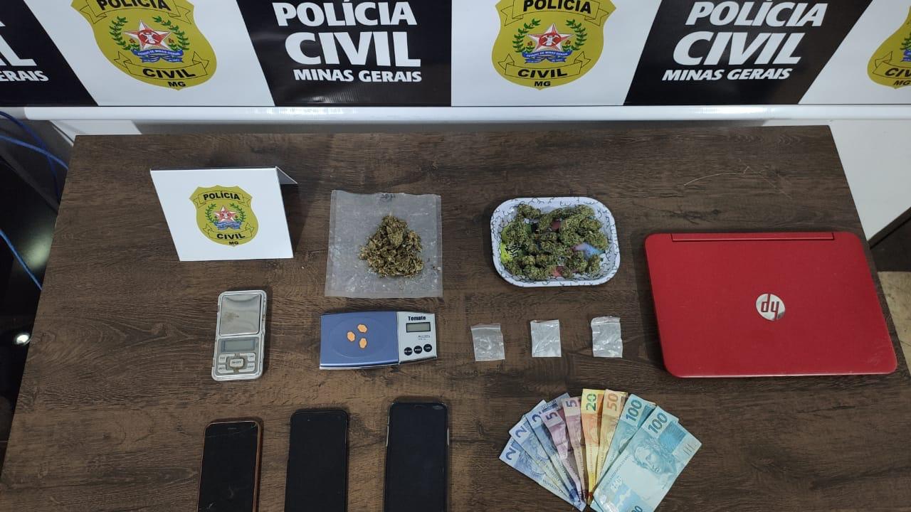 Polícia Civil de Araxá fecha mas 2 no combate ao narcotráfico.