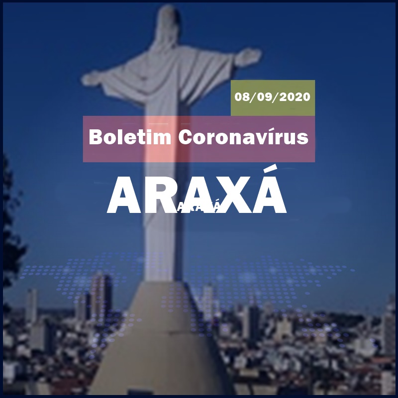 Boletim Oficial  Coronavírus 08/09/2020 – Araxá registra 21º óbito