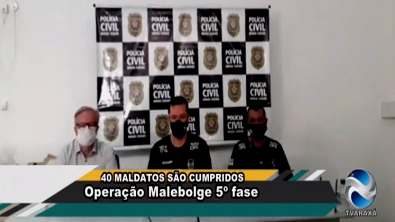 Operação Malebolge 40 mandatos de busca em Araxá