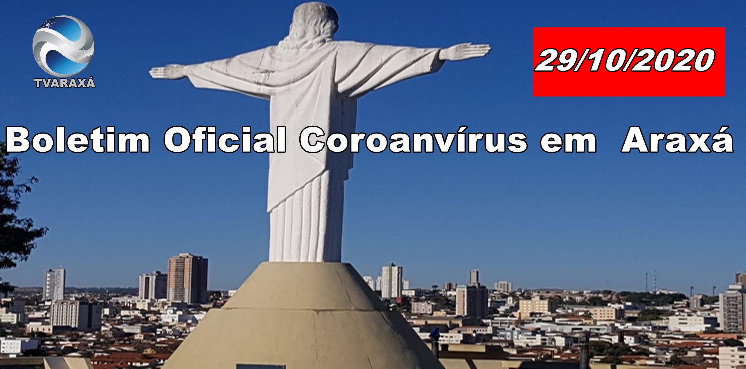 Boletim Oficial Coronavírus 29/10/2020 – 36º Óbito confirmado em Araxá