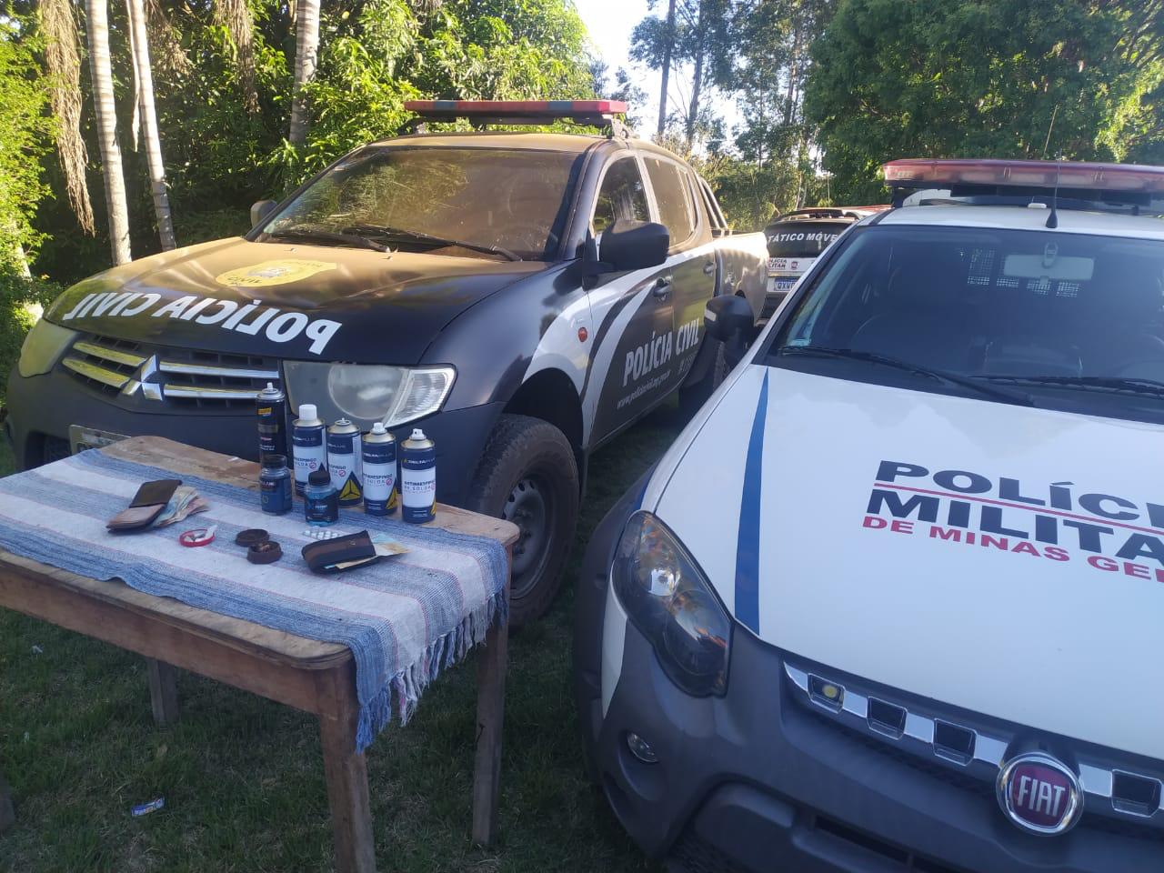 PC e PM fazem faz apreensão em festa regada drogas em rancho Tapira