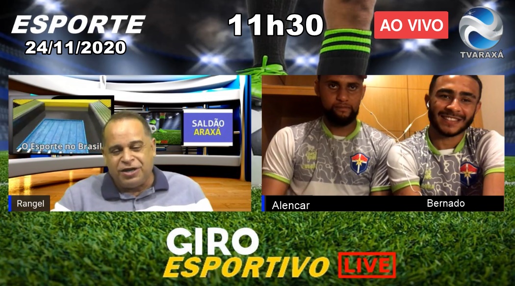 Giro Esportivo Ao Vivo 24/11/2020 – O esporte na cidade em Minas e no Brasil .