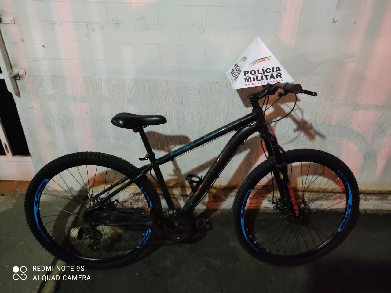 Polícia Militar recupera bicicleta furtada