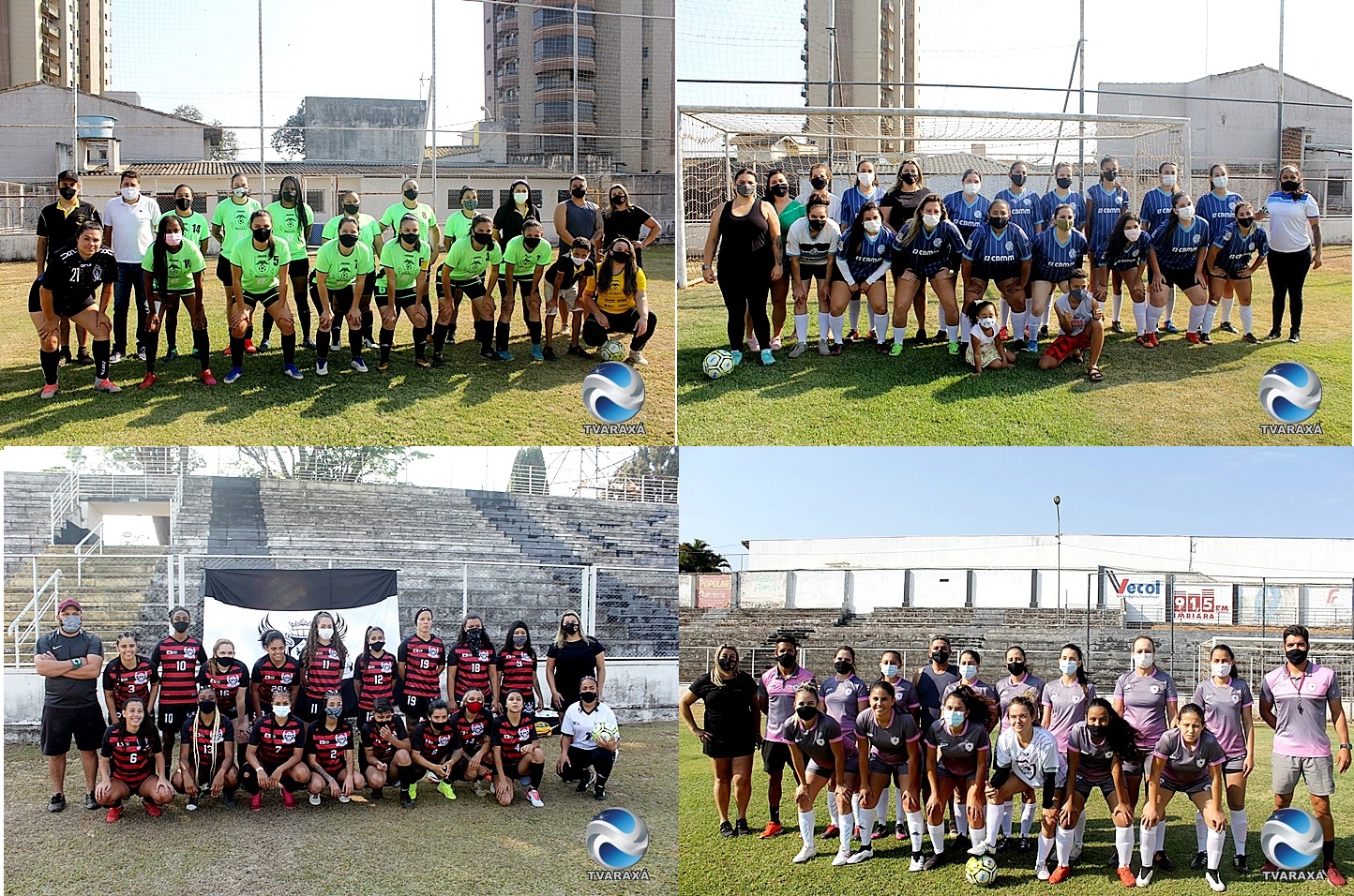 Futebol feminino solidário faz arrecadação de absorventes em prol das mulheres em vulnerabilidade em Araxá