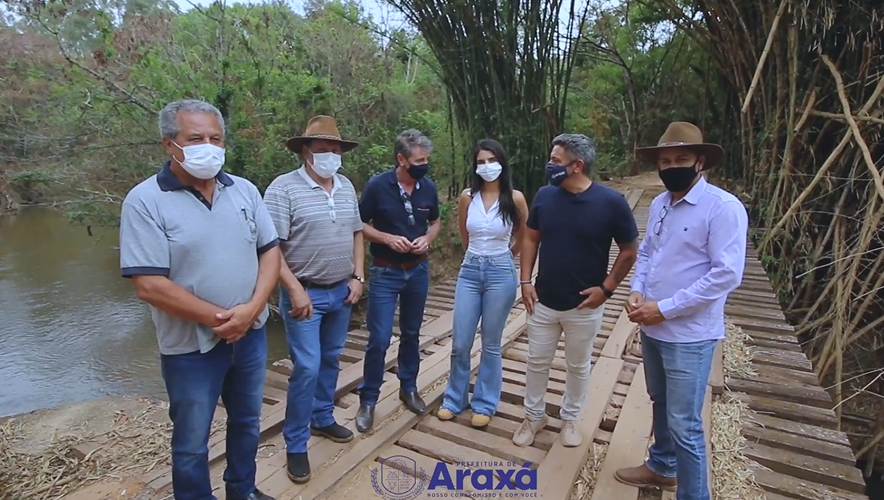 Prefeituras de Araxá e Perdizes fazem acordo de recuperação da Ponte Queimada.