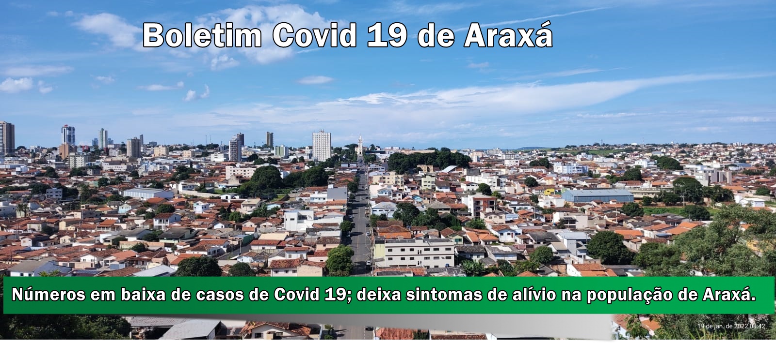 Boletim Covid 19 de Araxá 22 de março, baixa de casos deixa sintomas de alívio na população￼