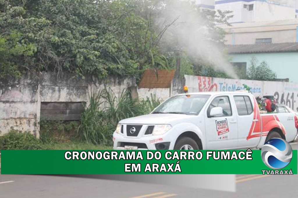 Vigilância em Saúde utiliza carro fumacê para combater a dengue em Araxá