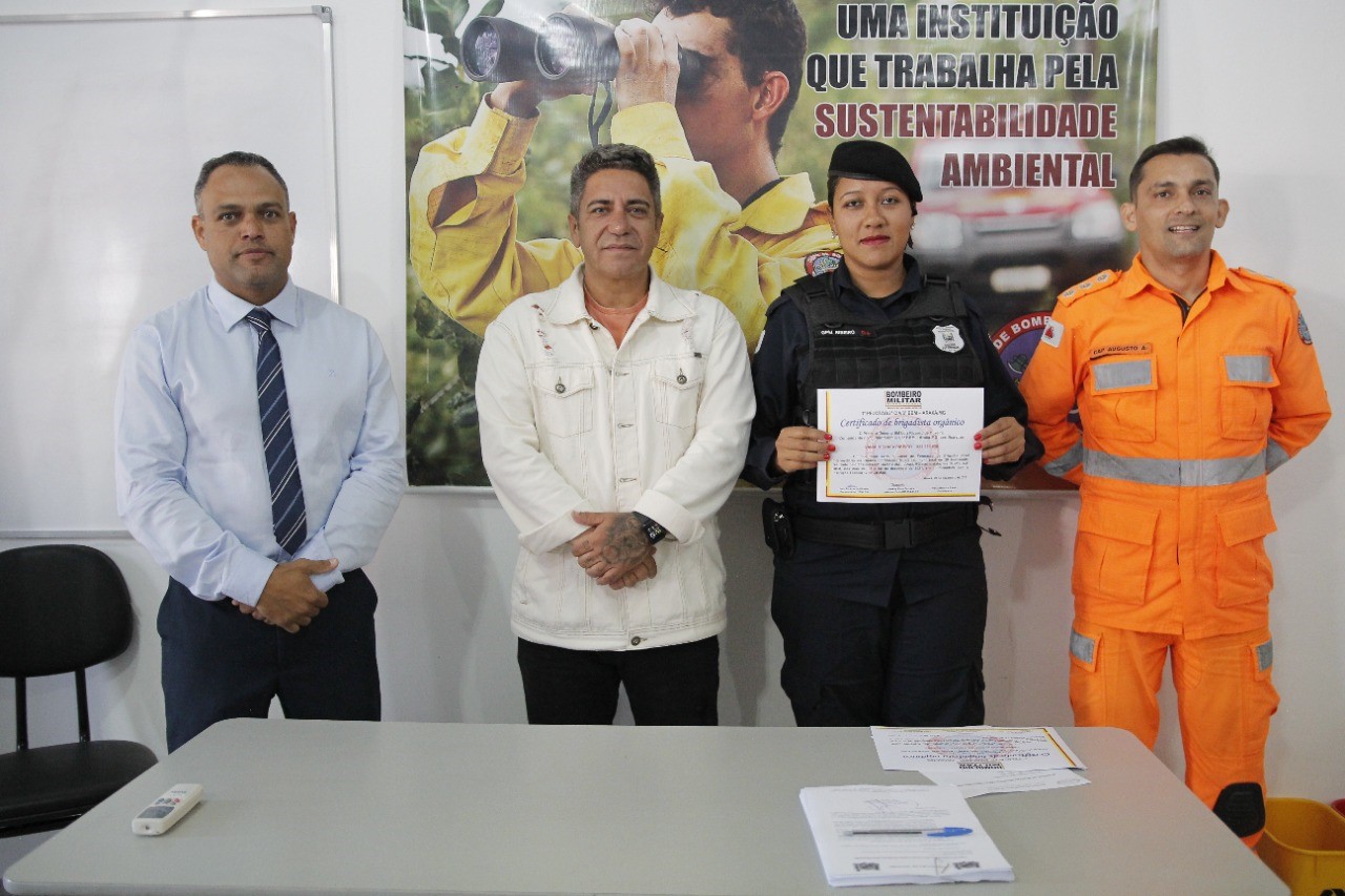 Guardas Patrimoniais recebem certificados de brigadistas; Araxá adere à Campanha Cidade Resiliente