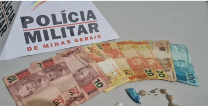 POLÍCIA MILITAR PRENDE AUTOR POR TRÁFICO DE DROGAS EM PERDIZES/MG