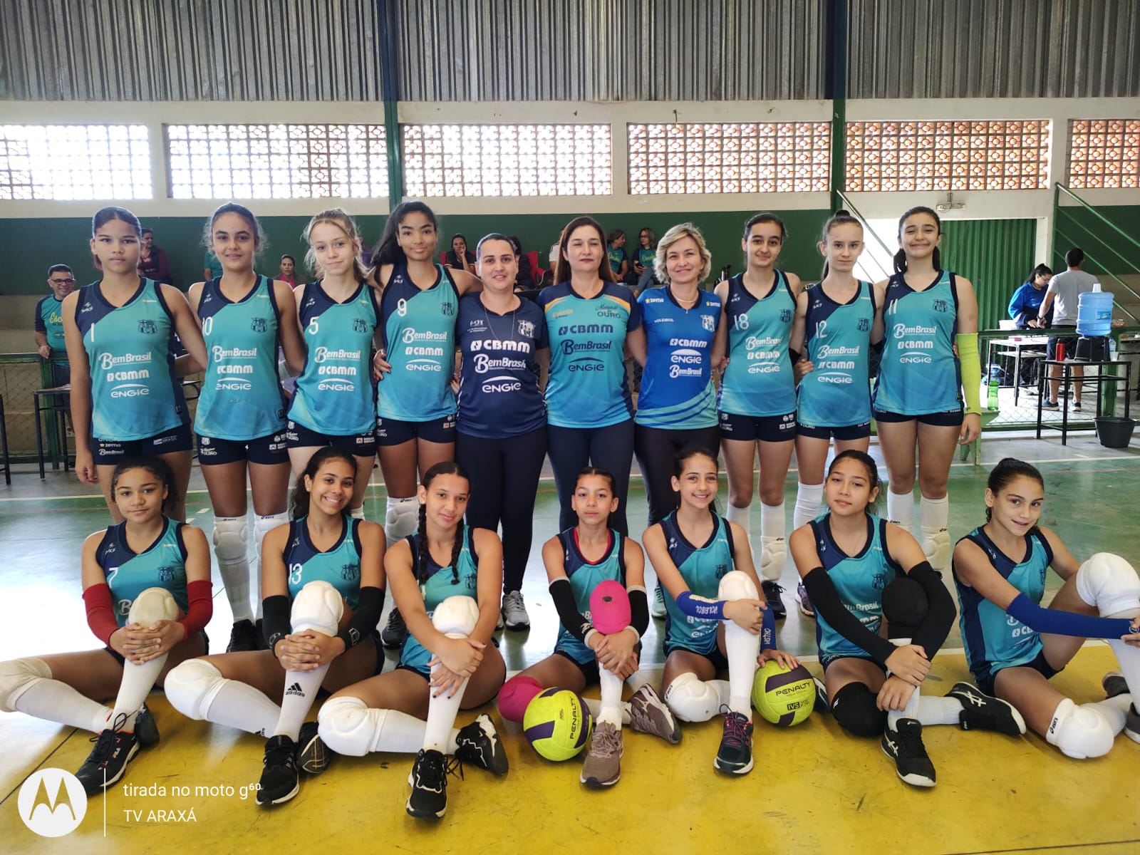 “Meninas de Ouro de Araxá” sagram se campeã da 2º Taça Minas Gerais sub 14 de vôlei.