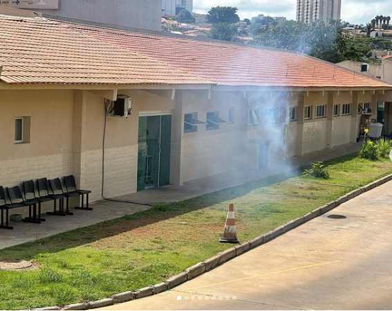 2ºCia.de Bombeiros de Araxá realiza simulado de salvamentos de vítima de incêndio na UPA