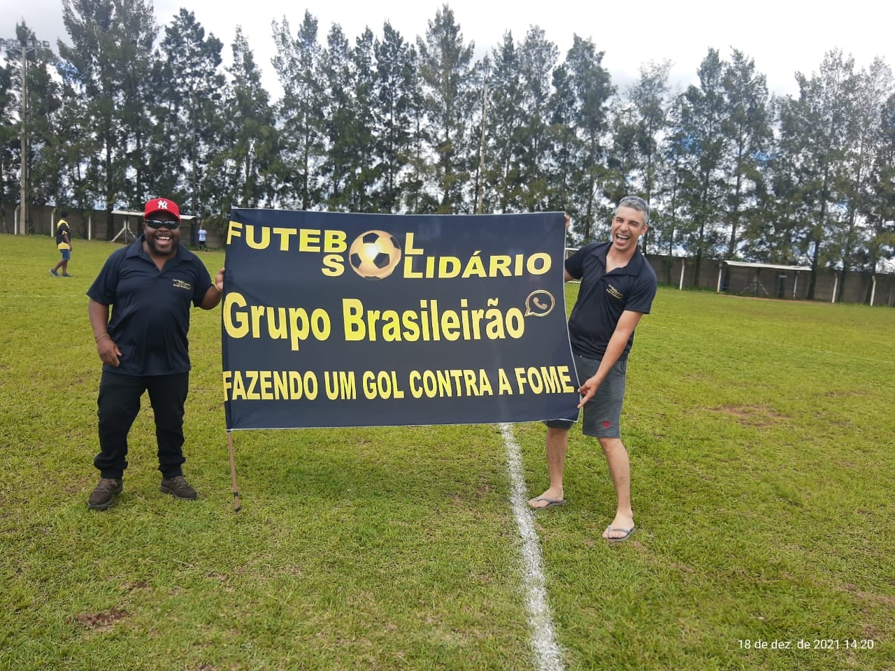 Grupo Brasileirão faz jogo solidário para arrecadar alimentos; para as famílias carentes no natal sábado(10)