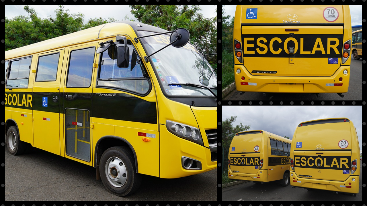 Prefeitura de Araxá recebe novos ônibus e vans para ampliação do transporte escolar