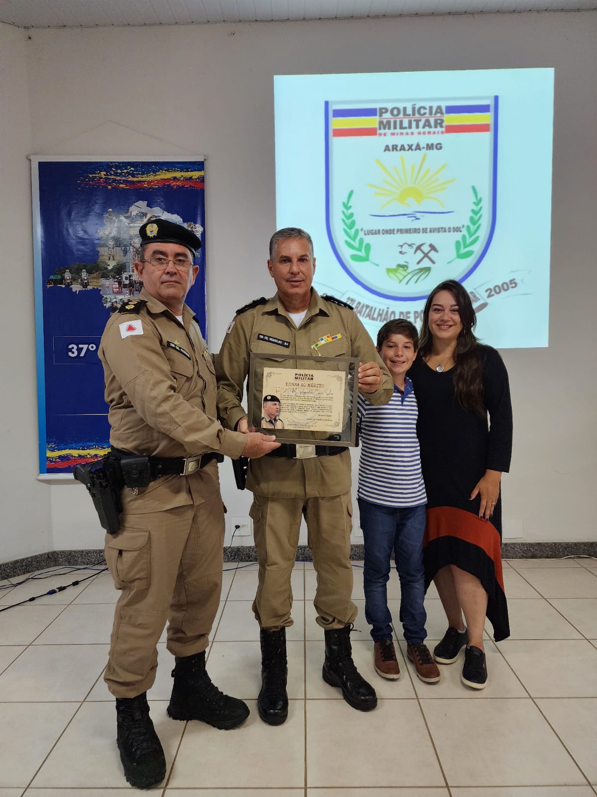 Ten.Cel. Reginaldo Corrêa Silva se despede do 37º Batalhão Araxá