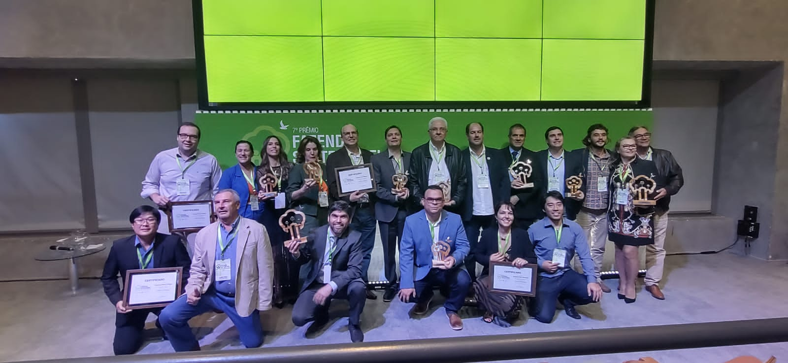 Cafeicultores do Cerrado Mineiro são premiados no 7º Prêmio Fazenda Sustentável, promovido pela revista Globo Rural