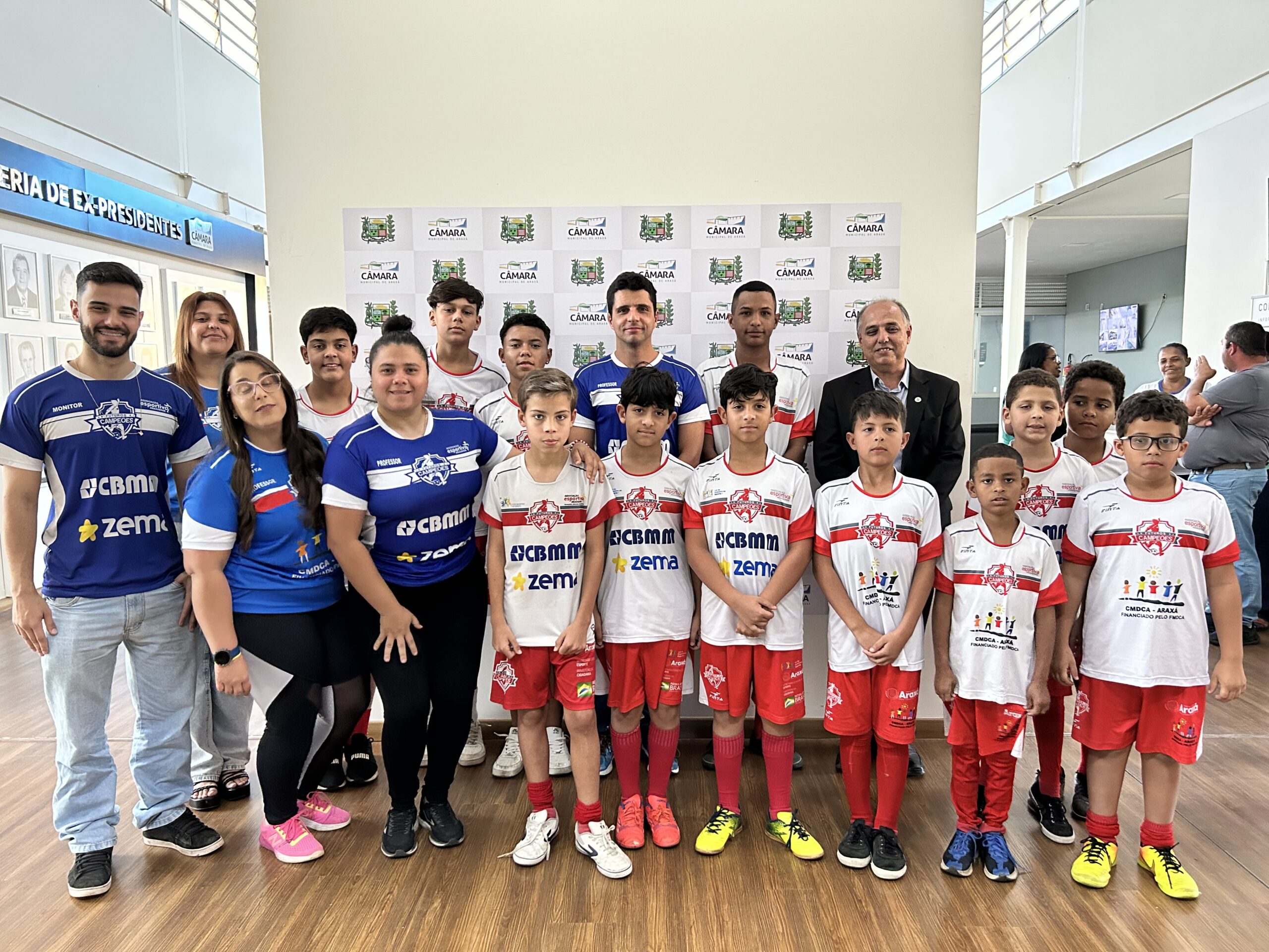 Projeto Futuros Campeões é homenageado pela Câmara Municipal de Araxá.