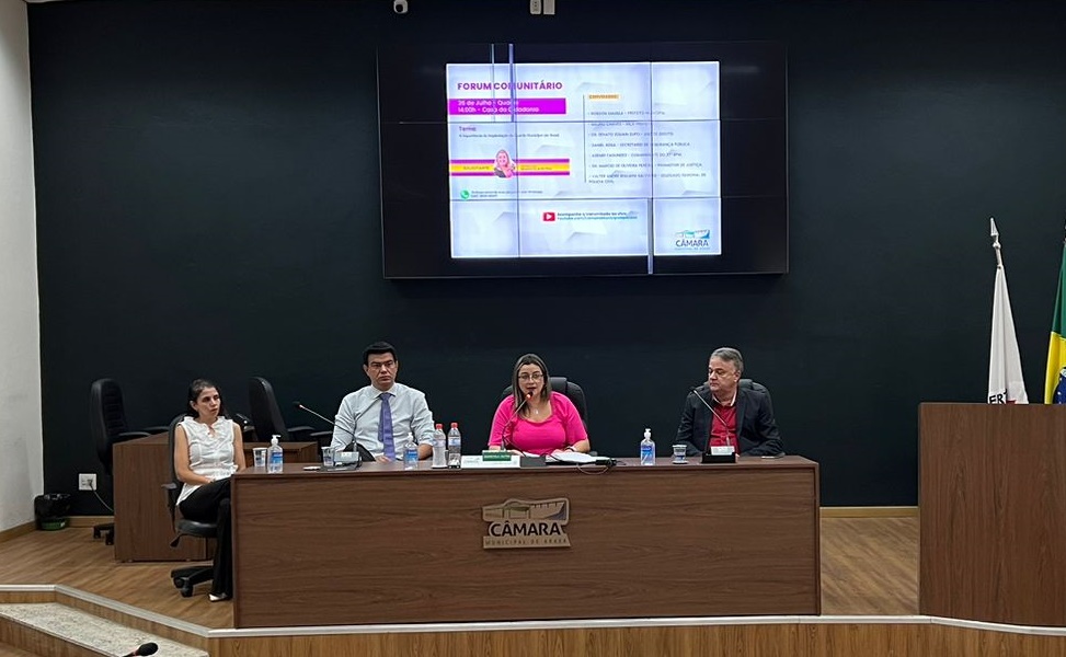 Fórum Comunitário debate a implantação da Guarda Municipal