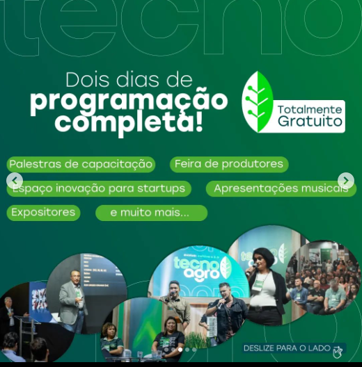 TecnoAgro 2023 é realizado pela primeira vez em Uberlândia  de 17 a 18 de julho