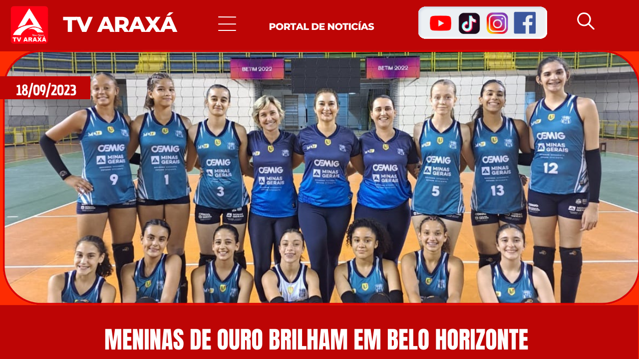 Meninas de ouro brilham em Belo Horizonte