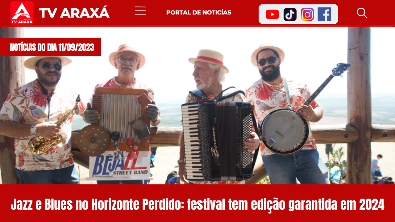 Jazz e Blues no Horizonte Perdido: festival tem edição garantida em 2024