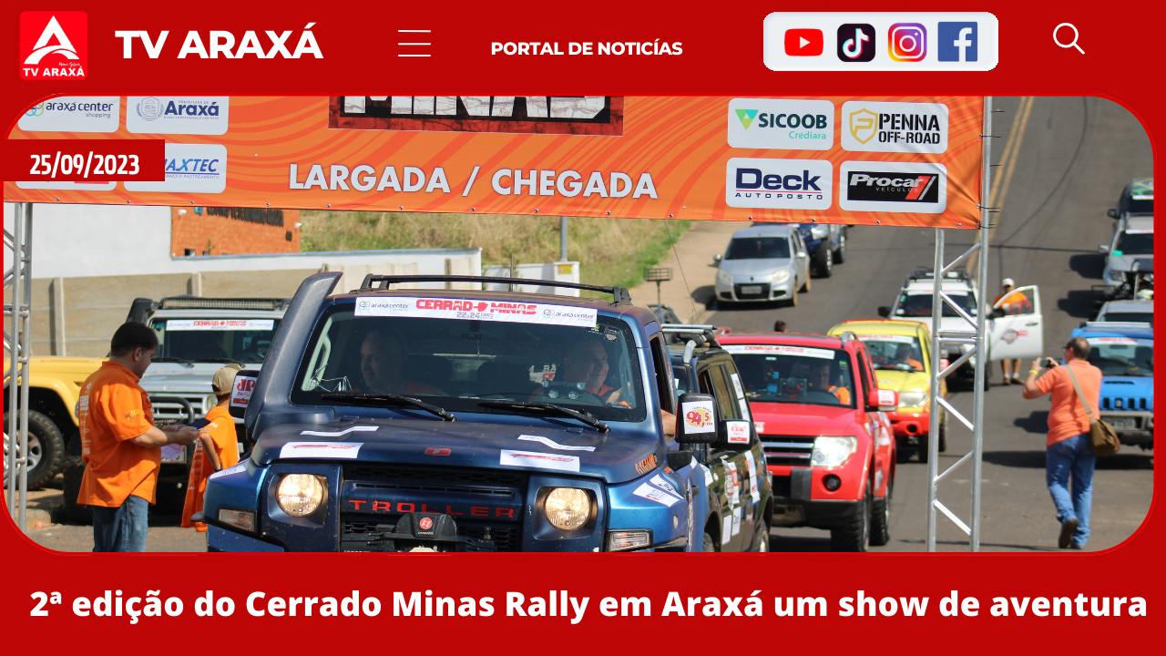 2ª edição do Cerrado Minas Rally em Araxá um show de aventuras.