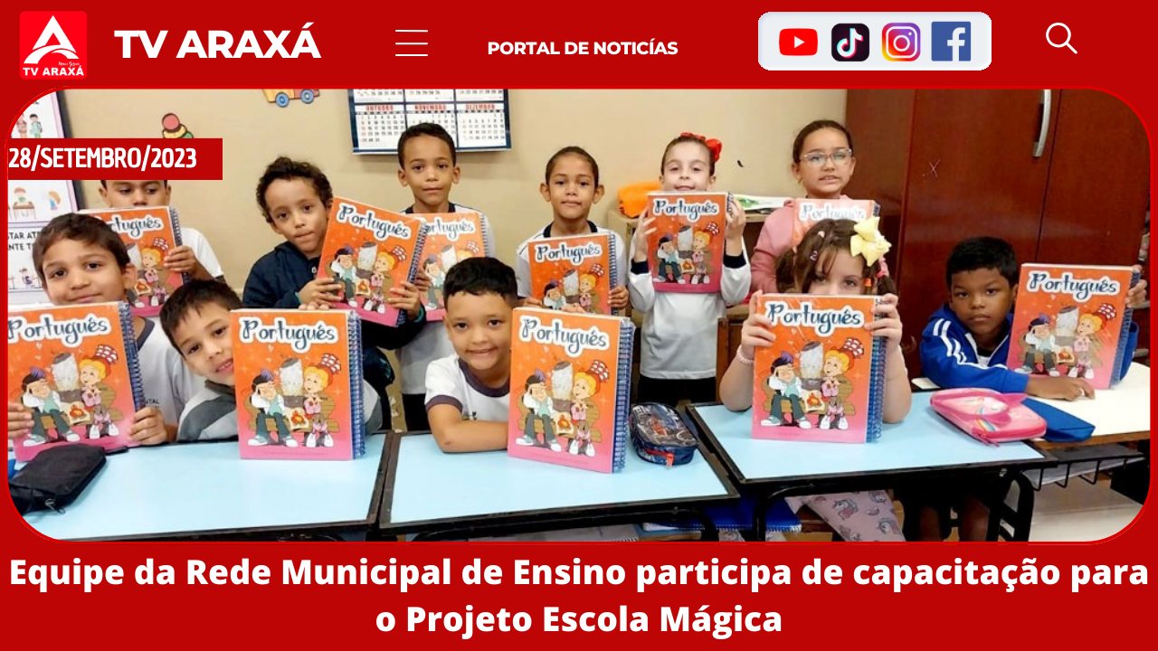 Equipe da Rede Municipal de Ensino participa de capacitação para o Projeto Escola Mágica