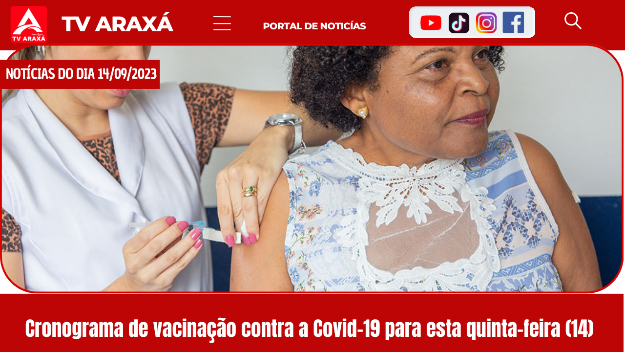 Cronograma de vacinação contra a Covid-19 para esta quinta-feira (14)