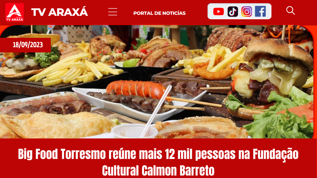 Big Food Torresmo reúne mais 12 mil pessoas na Fundação Cultural Calmon Barreto