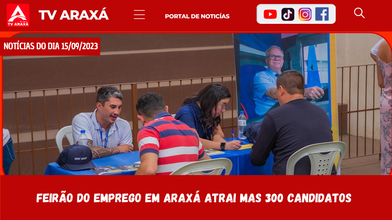 Feirão do Emprego atrai mais de 300 candidatos