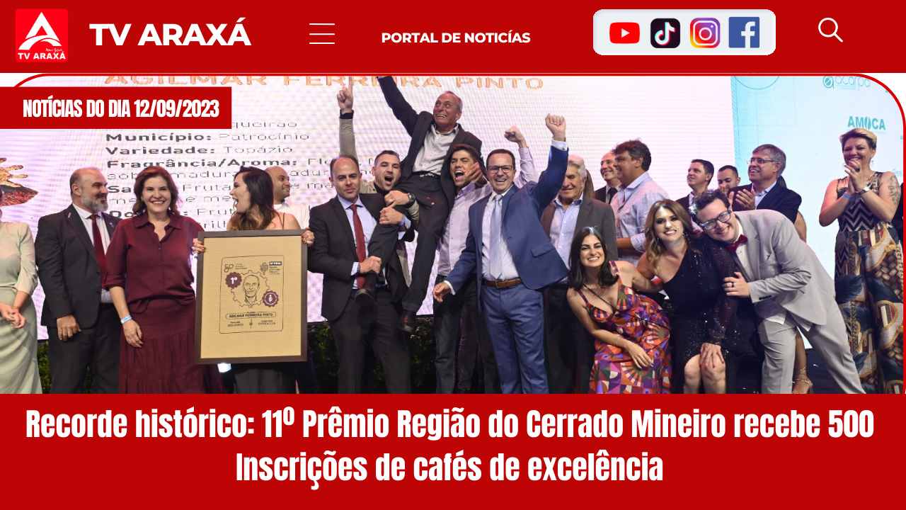 Recorde histórico: 11º Prêmio Região do Cerrado Mineiro recebe 500 Inscrições de cafés de excelência