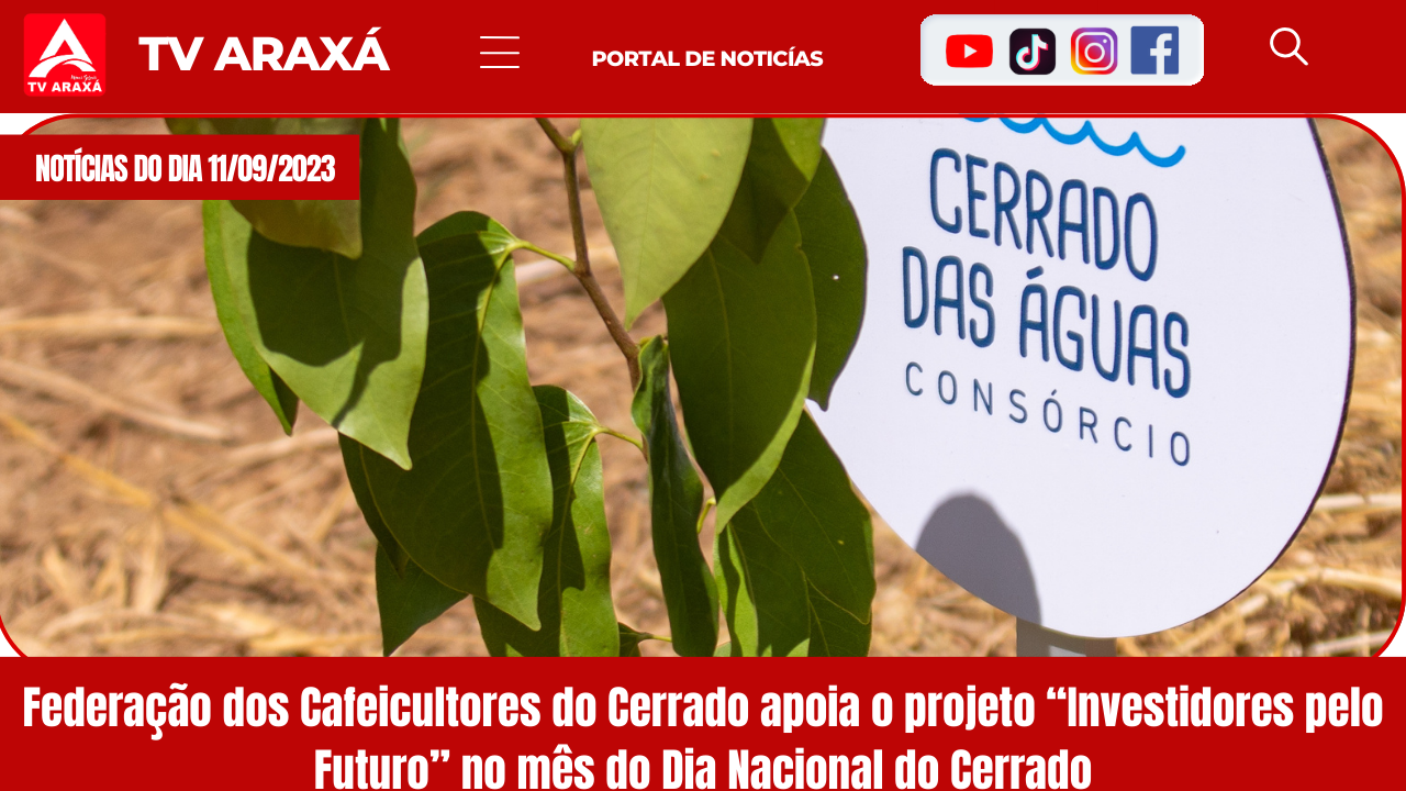 Federação dos Cafeicultores do Cerrado apoia o projeto “Investidores pelo Futuro” no mês do Dia Nacional do Cerrado