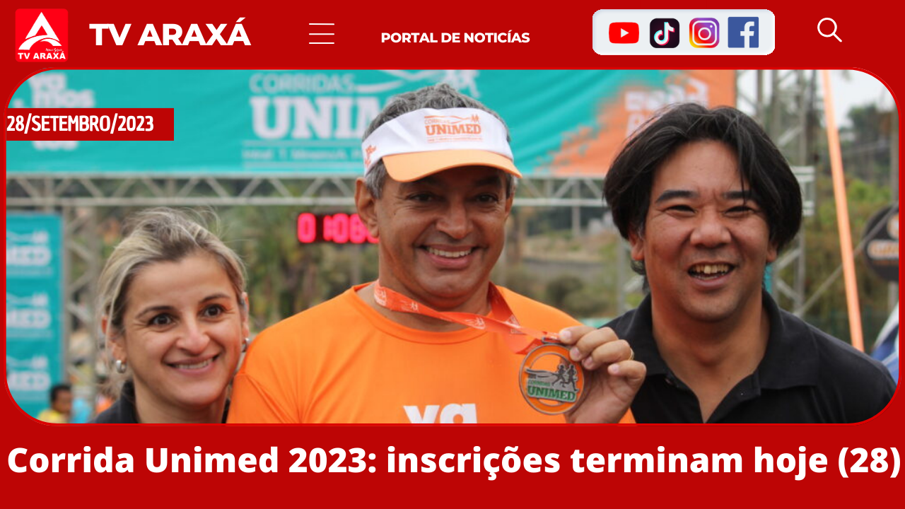 Corrida Unimed 2023: inscrições termina hoje (28)