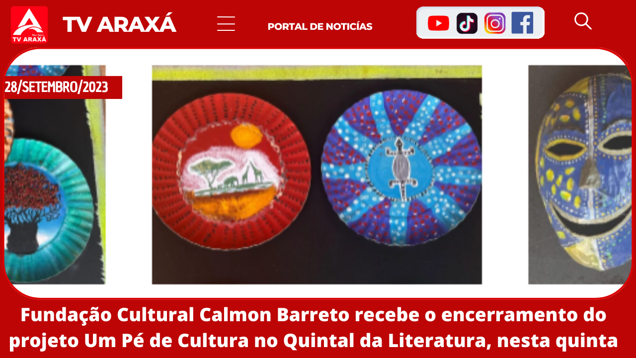 Fundação Cultural Calmon Barreto recebe o encerramento do projeto Um Pé de Cultura no Quintal da Literatura, nesta quinta(28)