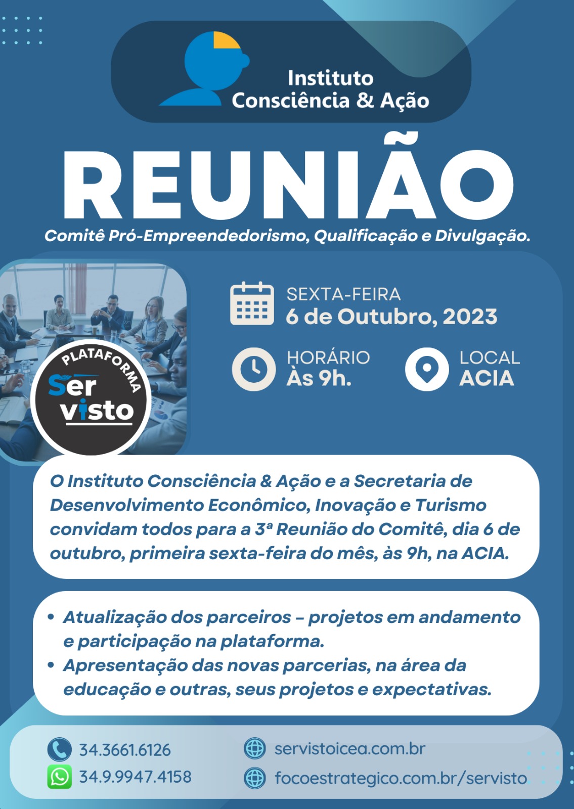 Comitê vai debater educação empreendedora e vocacional nas escolas.