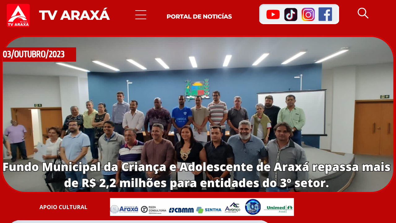 Notícia  Prefeitura de Araxá