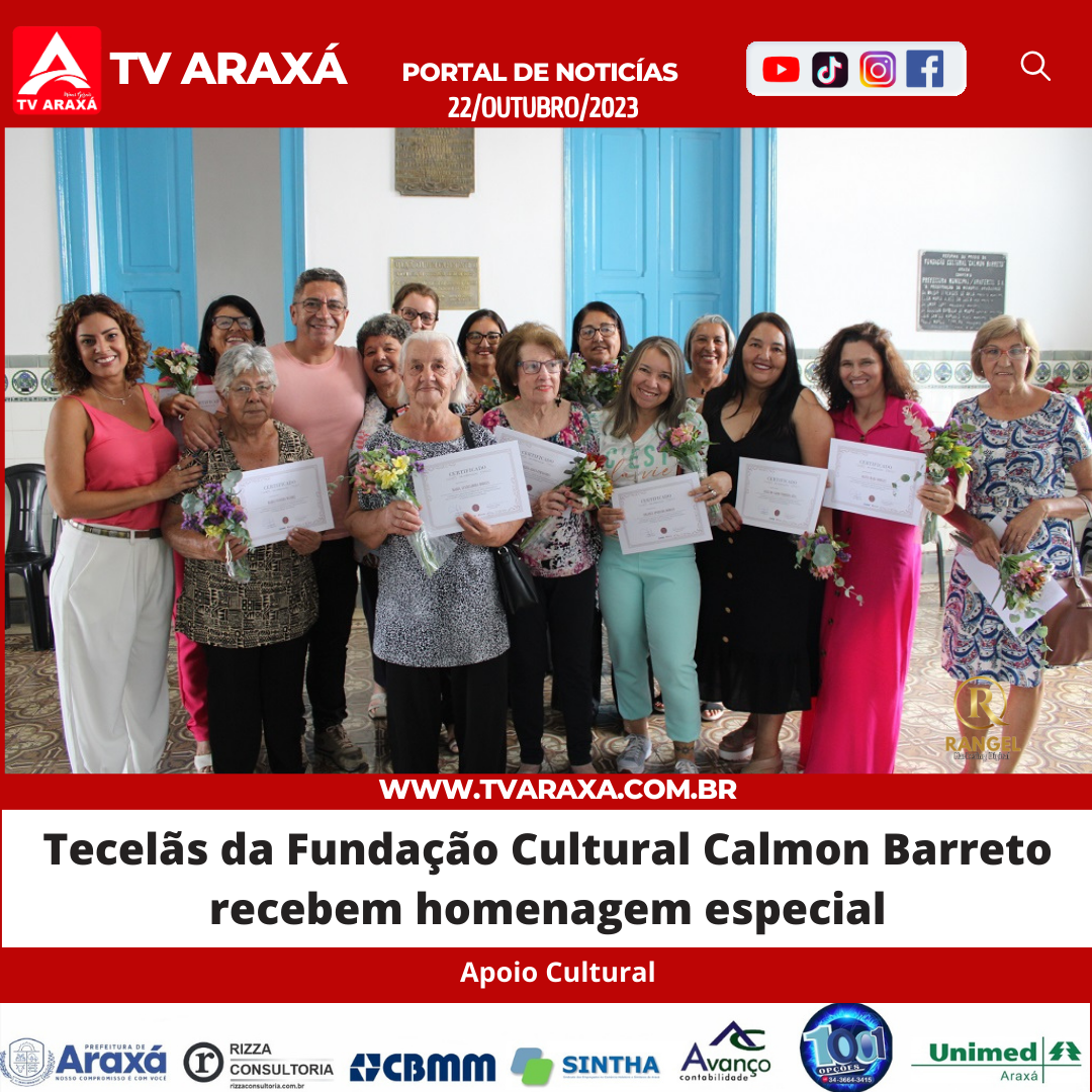 Tecelãs da Fundação Cultural Calmon Barreto recebem homenagem especial