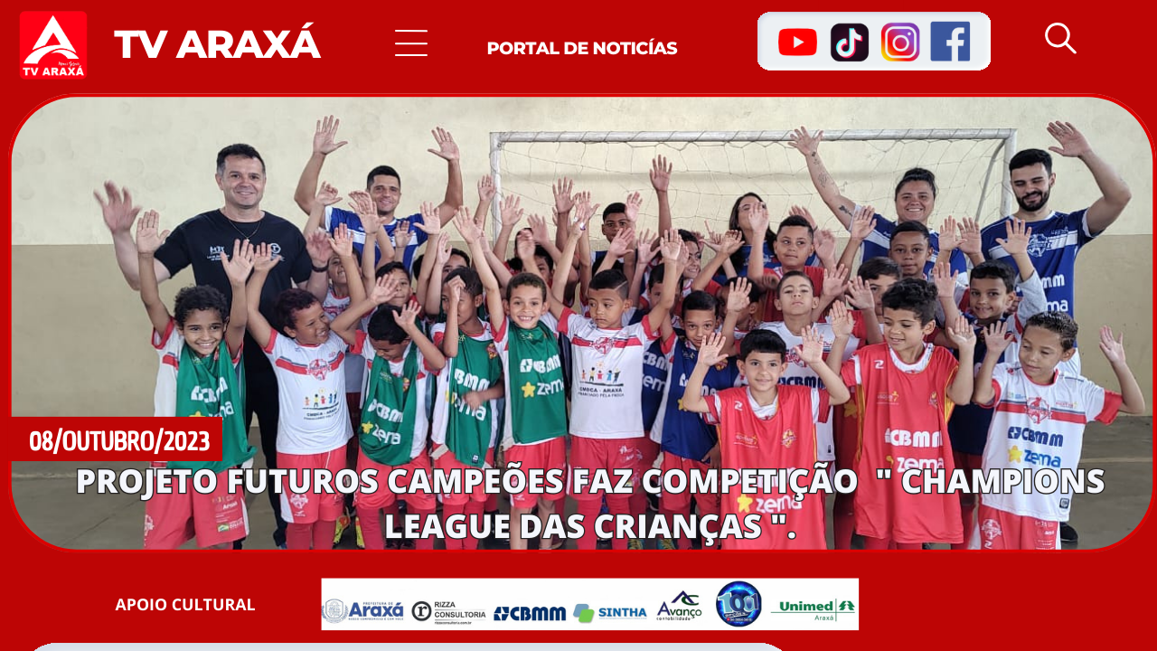 Manhã das Crianças:: Projeto Futuros Campeões “Champions League das crianças”