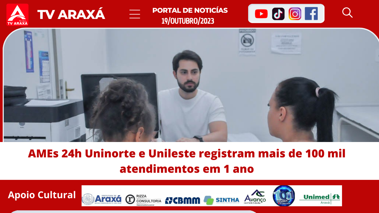 AMEs 24h Uninorte e Unileste registram mais de 100 mil atendimentos em 1 ano