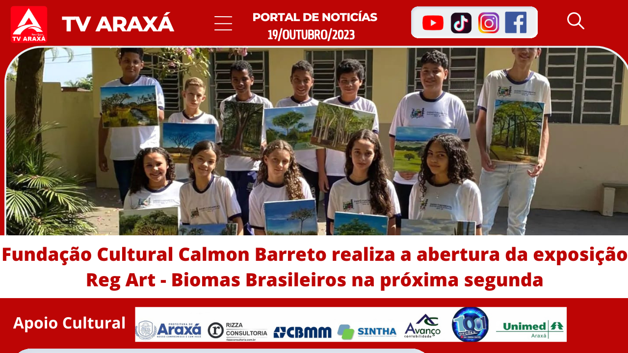 Fundação Cultural Calmon Barreto realiza a abertura da exposição Reg Art – Biomas Brasileiros na próxima segunda