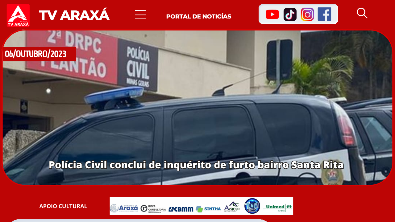 Polícia Civil conclui de inquérito de furto bairro Santa Rita