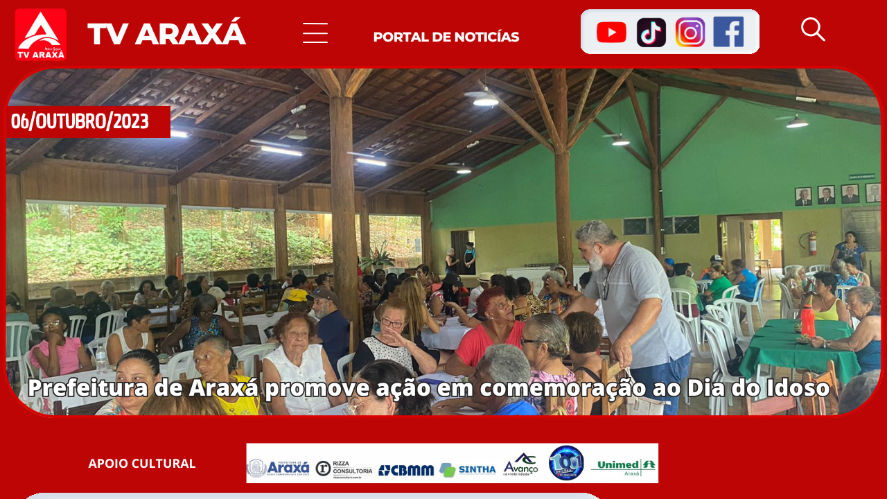 Prefeitura de Araxá promove ação em comemoração ao Dia do Idoso