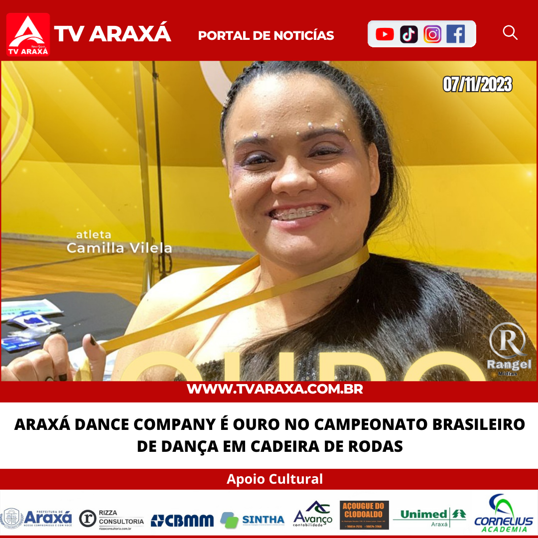 ARAXÁ DANCE COMPANY É OURO NO CAMPEONATO BRASILEIRO DE DANÇA EM CADEIRA DE RODAS