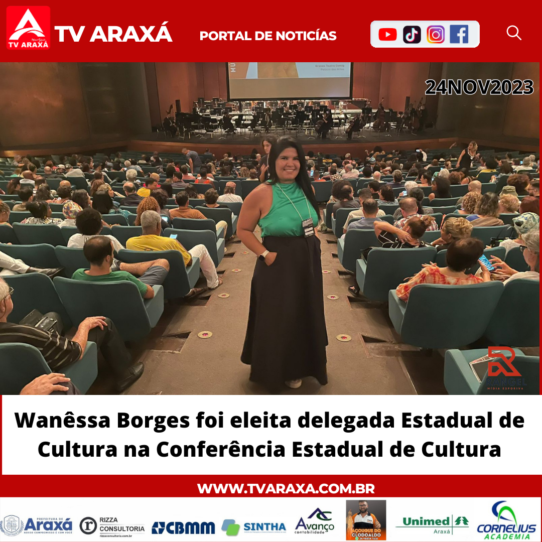 Wanêssa Borges foi eleita delegada Estadual de Cultura na Conferência Estadual