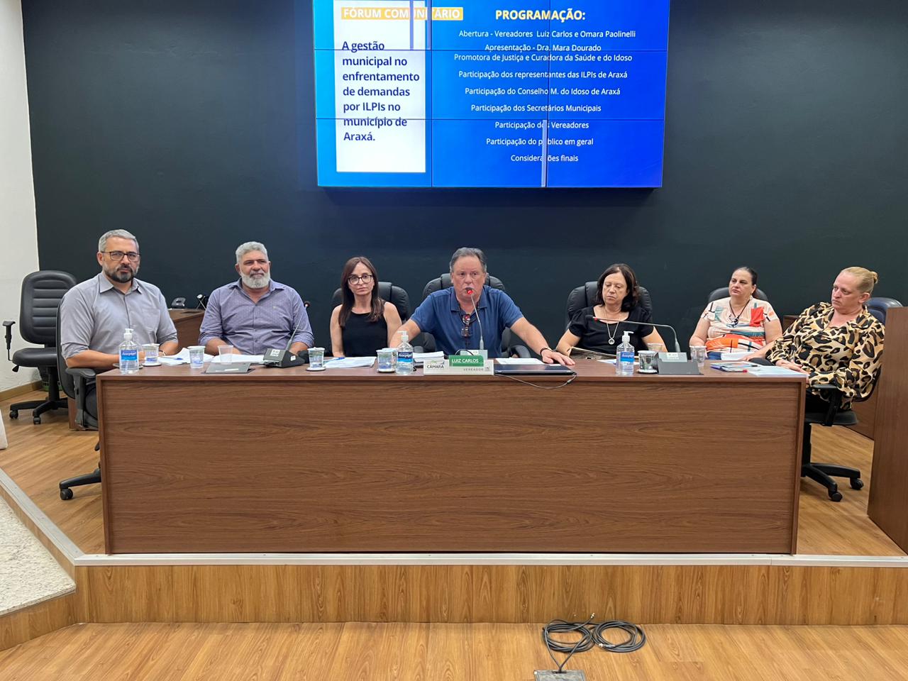 Câmara Municipal de Araxá  debatem demandas das Instituições de Longa Permanência de Idosos em fórum