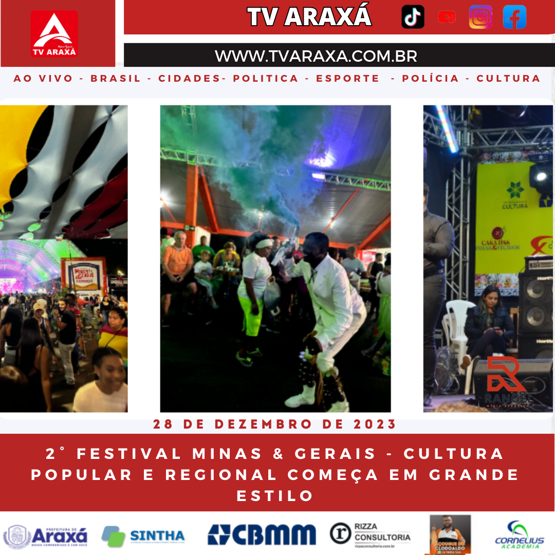 2° Festival Minas & Gerais – Cultura Popular e Regional começa em grande estilo