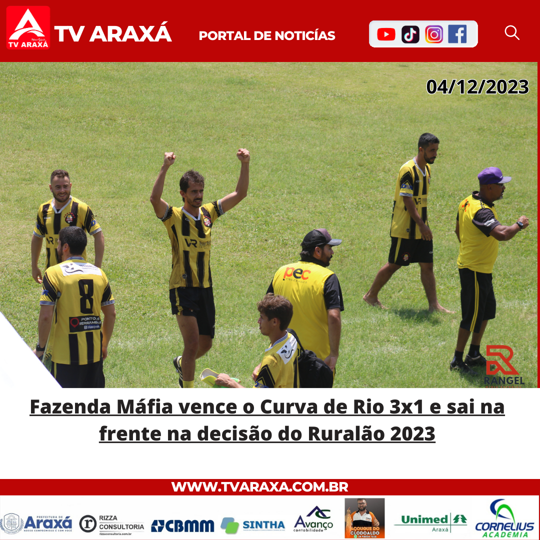 Máfia sai na frente 3×1 vence o  Curva decisão do Ruralão 30