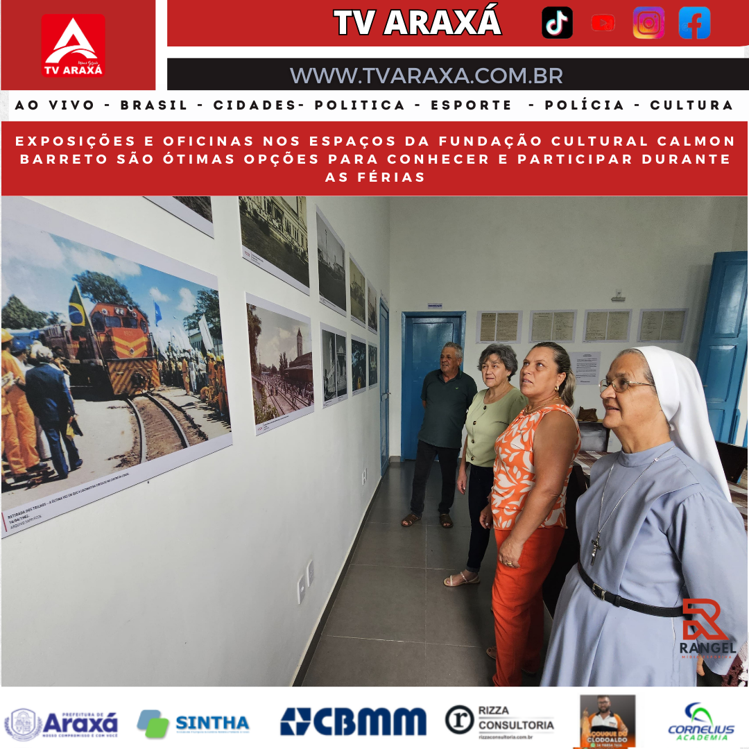 Exposições e oficinas nos espaços da Fundação Cultural Calmon Barreto são ótimas opções para conhecer e participar durante as férias