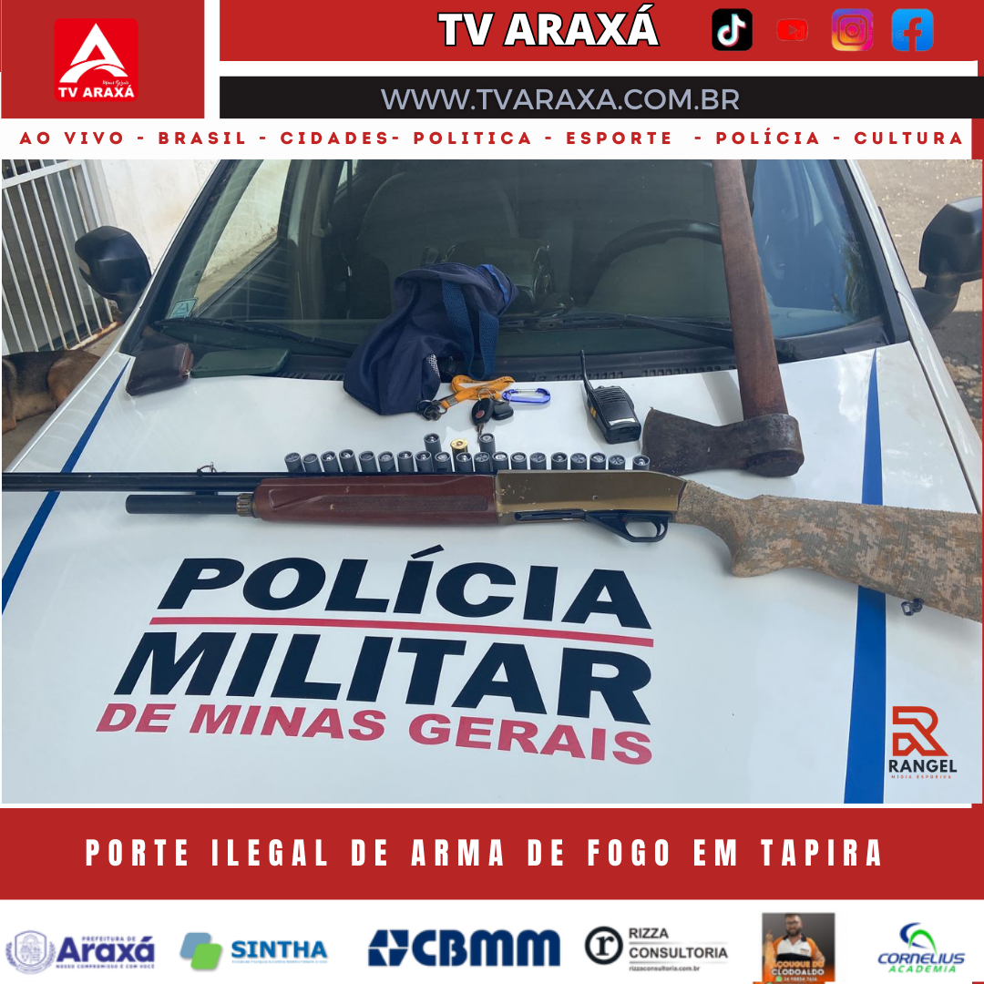 Porte ilegal de arma de fogo em Tapira