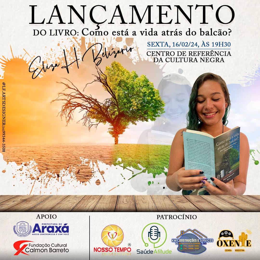 Centro de Referência da Cultura Negra recebe o lançamento do livro “Como Está a Vida Atrás do Balcão?”, nesta sexta (16)